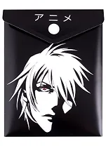 Папка-конверт А6 на кнопке "Аниме. Лицо (Сэйнэн)", вертикальная