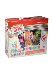 Набор 3в1 «Фиксики» лото, мемо, домино, 3 мини-пазла, Origami