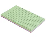 Блок бумаги 152*101 мм самоклеящийся 4 цвета, 100 листов в линейку, GoodMark