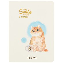 Записная книжка «Smile» А6, 44 листа в линейку, сшивка, Lenwa, в ассортименте