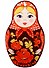 Подставка под горячее Матрёшка (22х13) (7109006/1) - 1