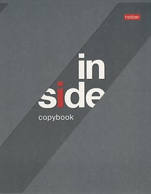Тетрадь 96л лин. "INSIDE" выб.лак, ассорти