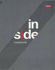 Тетрадь 96л лин. "INSIDE" выб.лак, ассорти