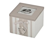 Шкатулка Прованс полоски и горошек (11х10х8) (222-216)