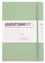 Книга для записей B5 61л тчк. "Classic" мягк.обл., цвет шалфей, Leuchtturm1917