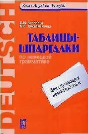 Таблицы-шпаргалки по немецкой грамматике