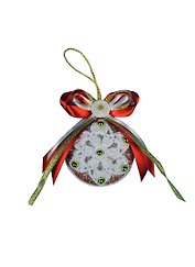 Игрушка "Снежинка" из бумаг ручного отлива (ассорти) d 8*3 см 00008911 (Нот)