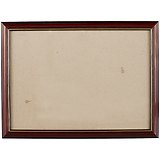Рама со стеклом, дерево, коричневая с золотом, 25 х 35 см