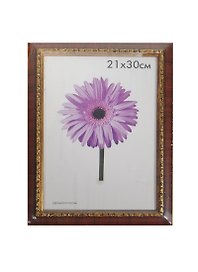 Фоторамка пластик 21*30 "Daria" темно-коричневая, 100 рамок