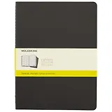 Набор книг для записей Moleskin Cahier Journal XLarge, 3 штуки, клетка, мягкая обложка, 60 листов, А5+