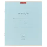 Тетрадь в узкую линейку Erich Krause, "Классика", 12 листов, в ассортименте