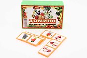 Настольная игра "Домино: Фрукты и овощи". Тип 2