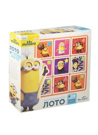 Лото «Minions», +пазл 24 элемента, Origami