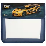 Папка для тетрадей А5 "Speed zone" липучка, Оникс