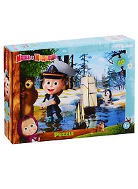 Пазл «Маша и Медведь» 60 элементов, Step Puzzle