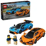 77238 Конструктор детский LEGO Speed Champions Автомобили Lamborghini Revuelto & Huracan STO, 607 деталей, возраст 10+