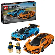 77238 Конструктор детский LEGO Speed Champions Автомобили Lamborghini Revuelto & Huracan STO, 607 деталей, возраст 10+