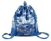 Мешок для сменной обуви "Атака Титанов. Облака. Сезон 1-3", 41 х 49 см, 1 отделение