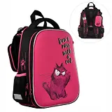 Ранец "Крэйзи кот" 2 отделения, 37*27*13 см, 2 кармана, полиэстер