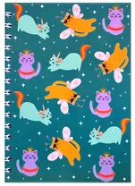 Тетрадь в клетку Hai Bin, "Кошечки", 80 листов