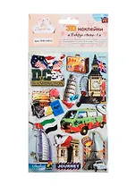 Набор д/творчества Наклейки 3D Вокруг света-1 HMS-8403A