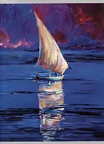 Тетрадь в клетку Listoff, "Парусник", А4, 80 листов