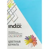 Бумага цветная «Index Color», ярко-синяя, 100 листов, А4