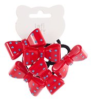 Набор резиночек Бантики (5шт) (пластик) (2,5см) (12-10192025-D69) (Lafilaf)
