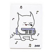 Обложка на паспорт из ПВХ Melodic fox - 1