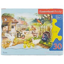 Пазл «Ферма» 30 элементов, миди, Castorland