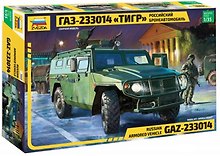 Сборная модель ЗВЕЗДА, Российский бронеавтомобиль ГАЗ-233014 Тигр 1/35