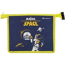 Папка для тетрадей «Race To Space» А5, пластик, на молнии, schoolФОРМАТ