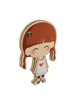 Блокнот Девочка с сердцем (003215) (Карамба)