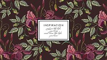 Планинг недатированный «Classic. Flowers», 64 листа, карманный - Listoff