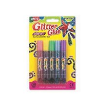 Клей для декора «Glitter Glue Confettis», 5 цветов, 5,5 мл, Giotto