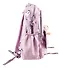 Рюкзак "Мишка" 44*30*12,5см, сиреневый, с игрушкой - 2