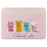 Чехол для карточек горизонтальный «Colored cats»