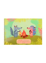 Альбом для рисования Listoff, "Пикник", А4, 20 листов, на гребне