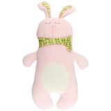Мягкая игрушка Кролик спящий с шарфом (текстиль) (60см)