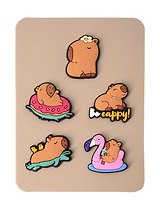 Джибитсы Капибары (5шт) (ПВХ) (12-18031-202506-GB24)
