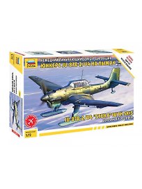 Сборная модель «Немец. пикир. бомбардир. Юнкерс Ju-87B-2/U4 Stuka на лыжах», ZVEZDA (7323)