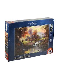 Паззл 1000 (58445) Дом у ручья (Thomas Kinkade) (коробка)