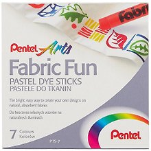 Пастель для ткани FabricFun Pastels 7 цветов, PENTEL