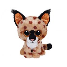Мягкая игрушка Beanie Boos Рысенок Buckwheat 15см
