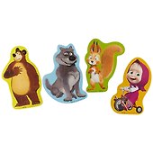 Мягкий пазл «Маша и Медведь Белка и волк», Vladi Toys - 1