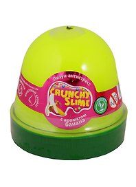 Игрушка-лизун «Crunchy slime Банан», Mr.Boo