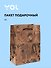 Пакет А6 12*16*6 "Аниме, страничка манги" крафт, нейтр. - 0
