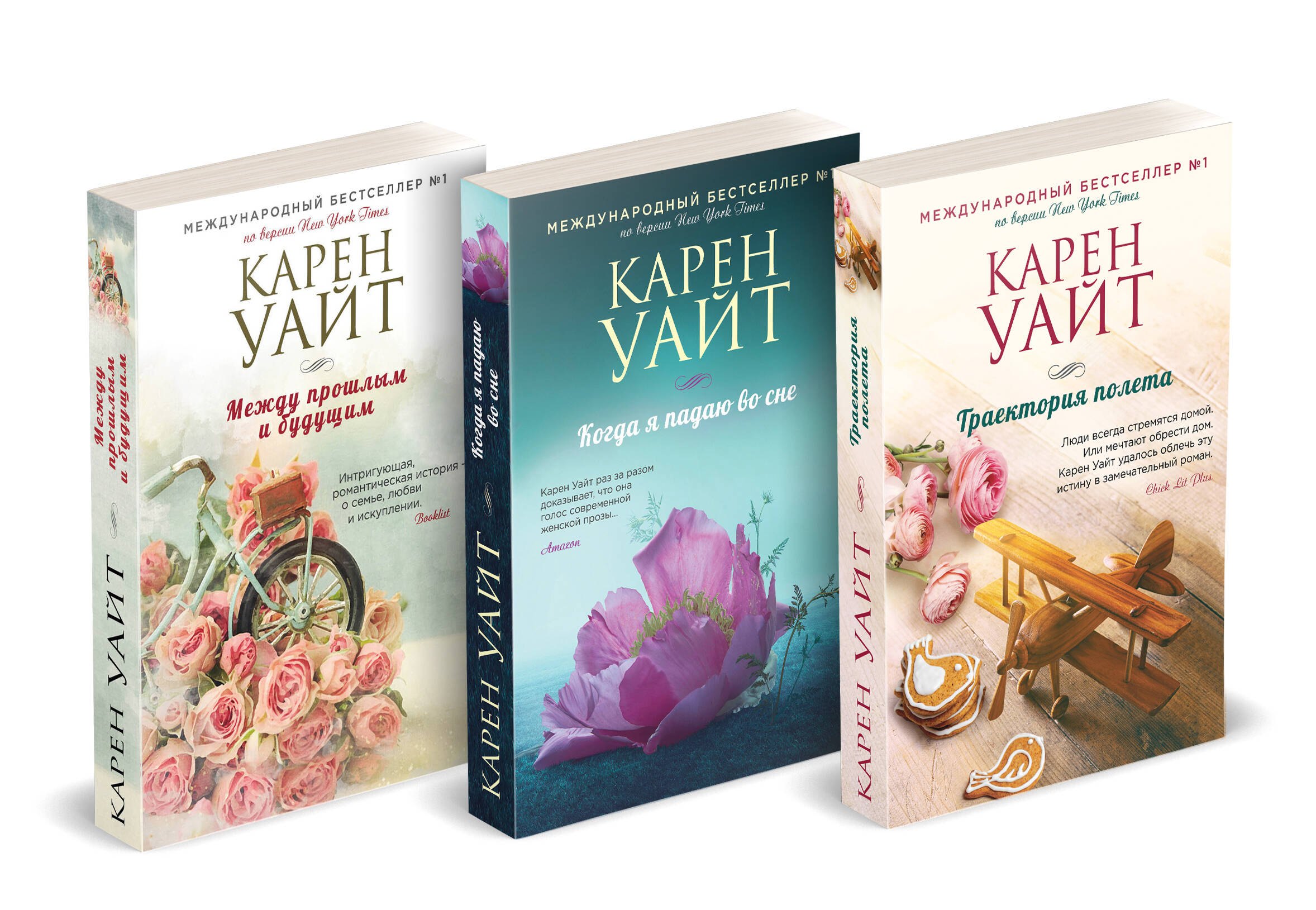 

Комплект из 3-х книг (Траектория полета + Когда я падаю во сне + Между прошлым и будущим)