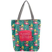 Сумка на молнии Flamingo Style (38х35) (текстиль, флис)