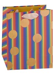 Пакет А5 23*18*10 "Bright stripes" нейтр., бум.мат